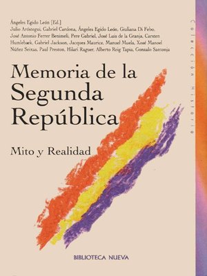 cover image of Memoria de la Segunda República